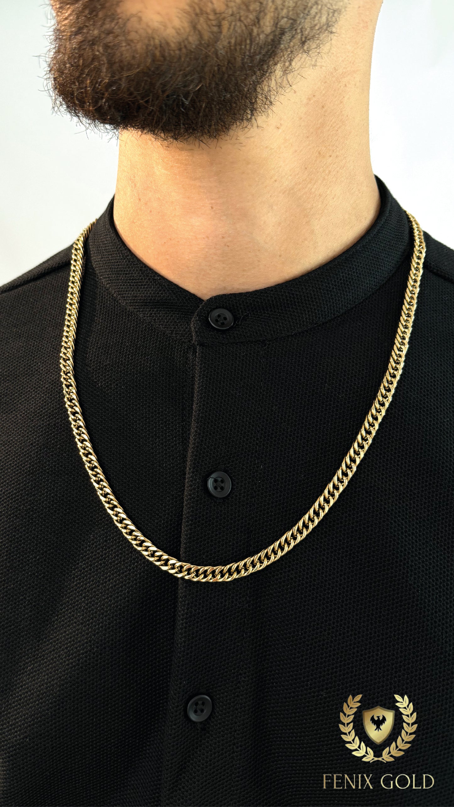 Cadena Barbada Hombre