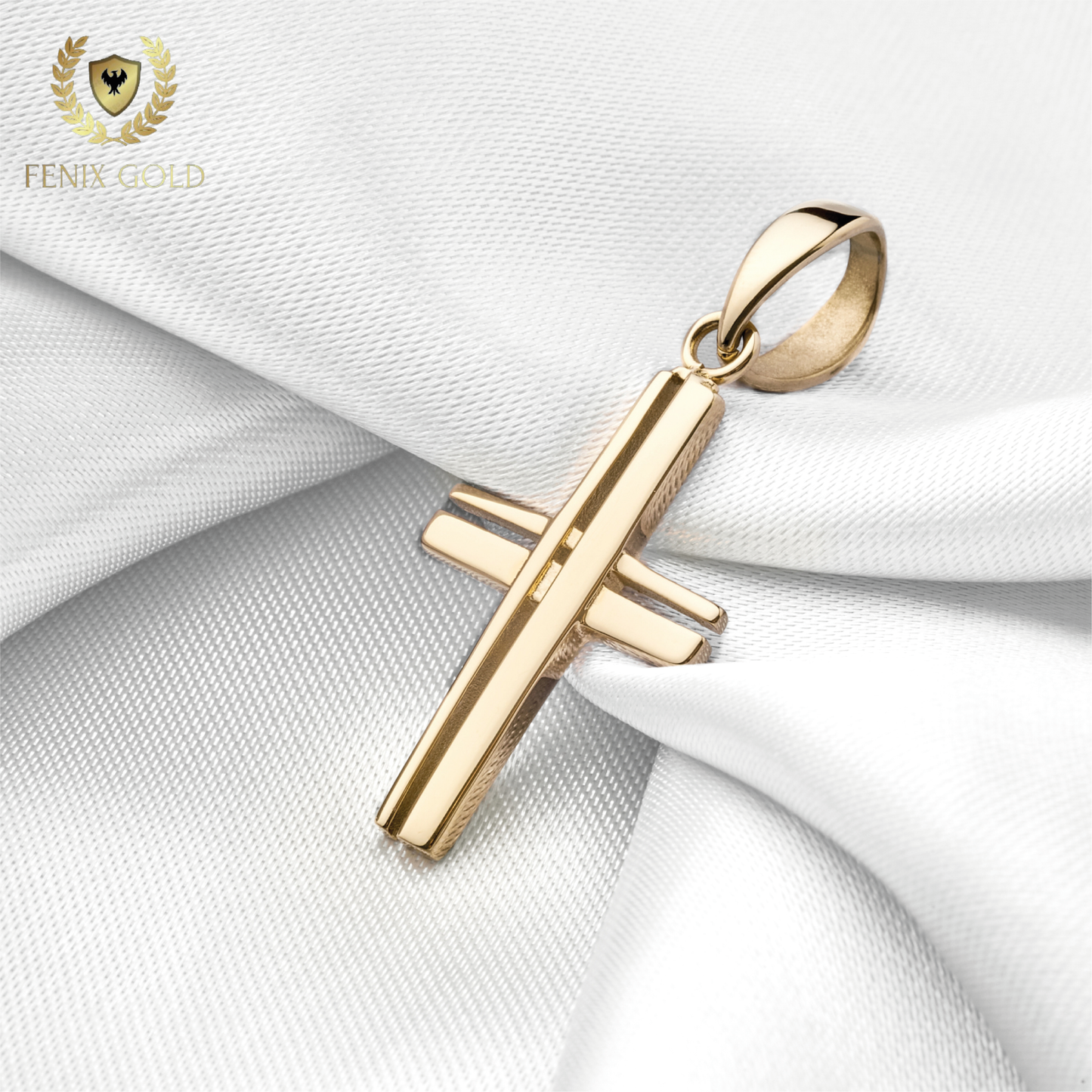 Dije hombre Cruz calada