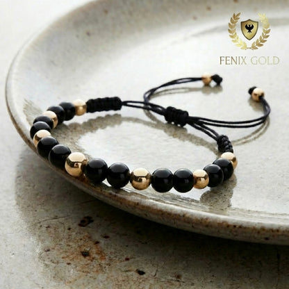 Pulsera Balines Intercalada Doble