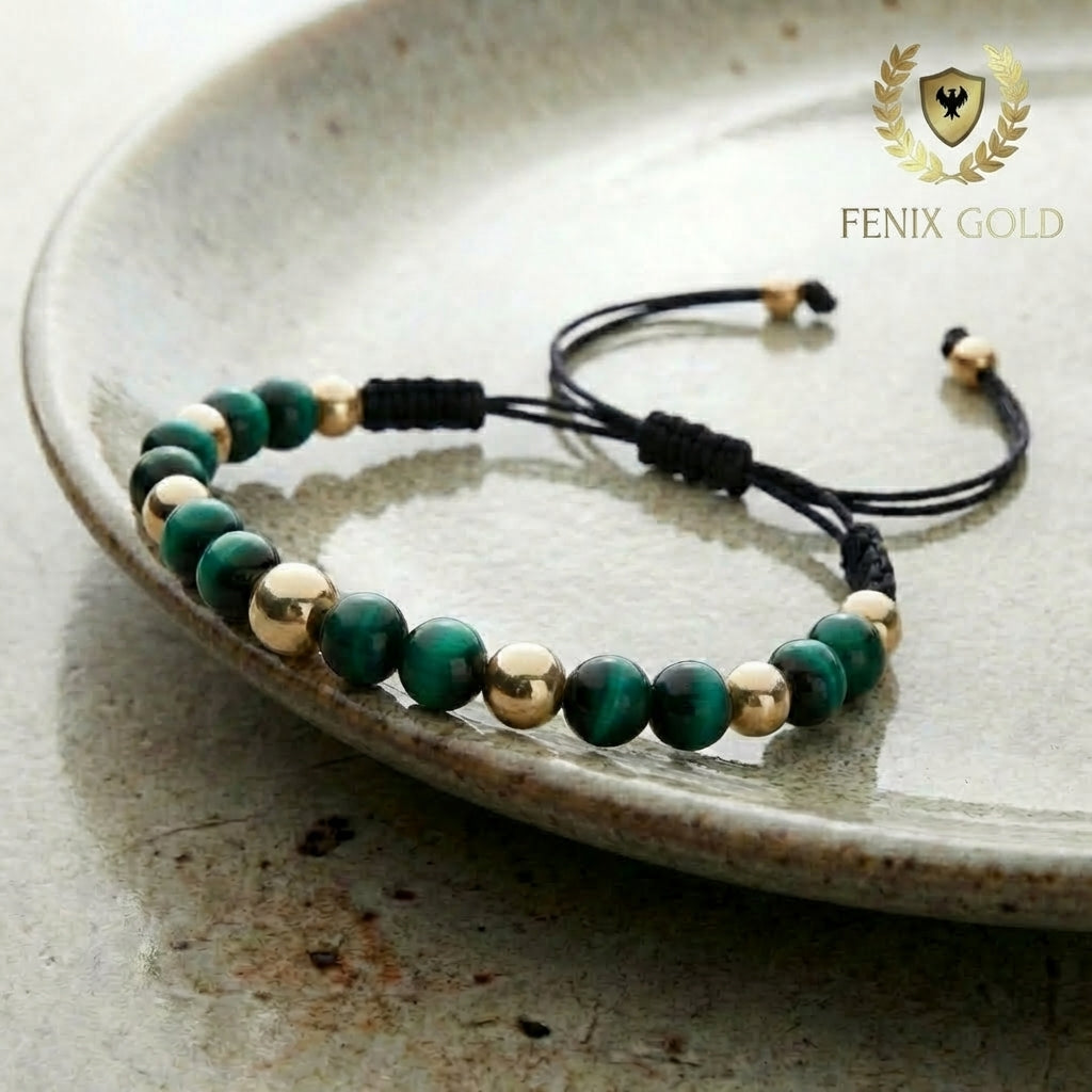 Pulsera Balines Intercalada Doble